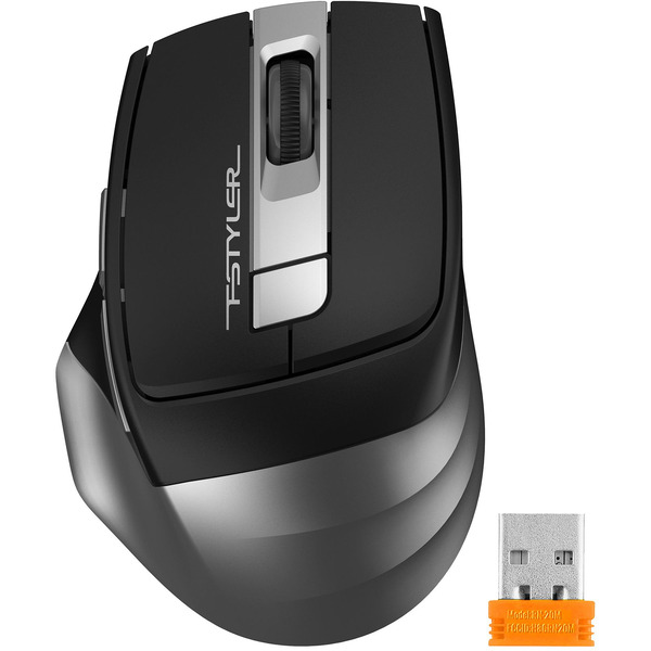Мышь A4Tech Fstyler FG35S (черный/серебристый)