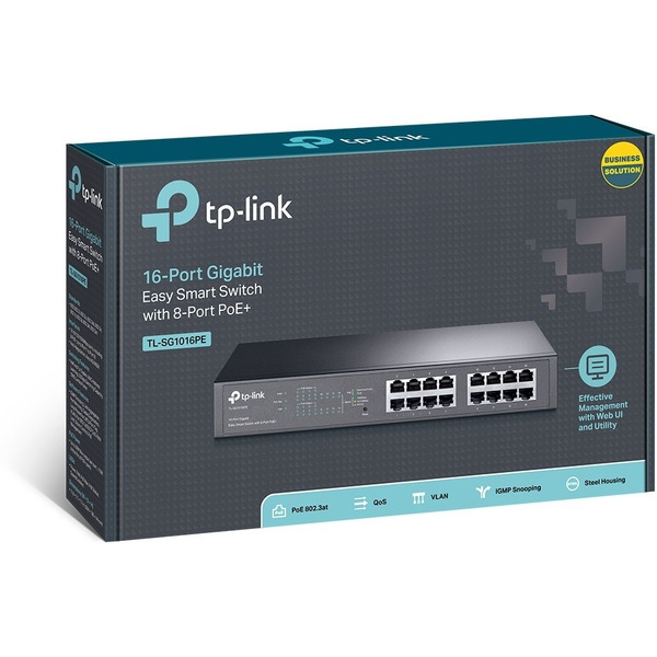 Коммутатор TP-Link TL-SG1016PE
