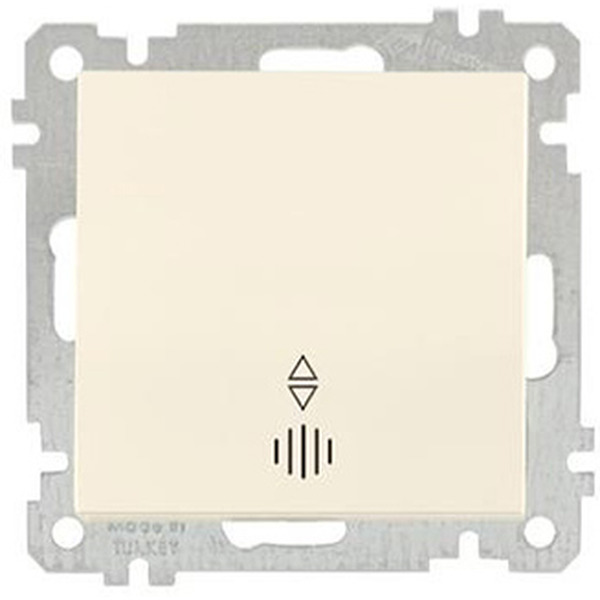 Переключатель на два направления с подсветкой Mutlusan 2100-416-0102 слоновая кость (21 серия)