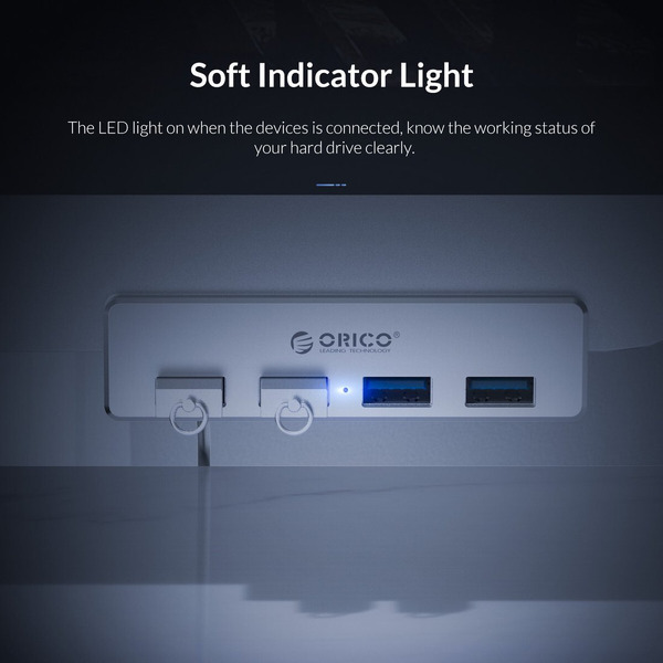USB-хаб Orico MH4PU-SV-BP
