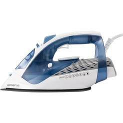 Утюг POLARIS PIR 2860AK 3m (белый/синий)