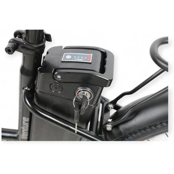 Электровелосипед SameBike VENTURE SB-VENTURE350 (чёрно-серебристый)