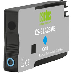 Картридж струйный Cactus CS-3JA23AE 963 голуб.пигм. (11мл) для HP OfficeJet 9010/9012/9013/9014/9015/9016/9019/9020/9025