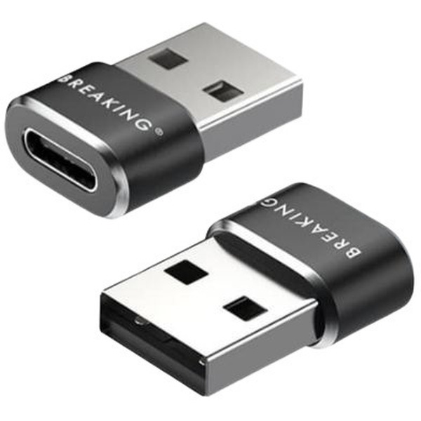 Адаптер USB-C - USB-A Breaking 24500 (черный)