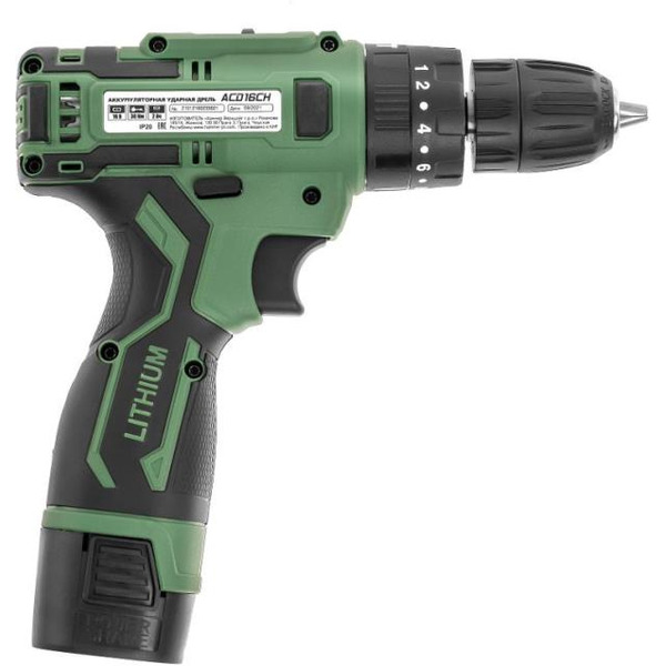 Ударная дрель-шуруповерт Hammer ACD16CH (824160)