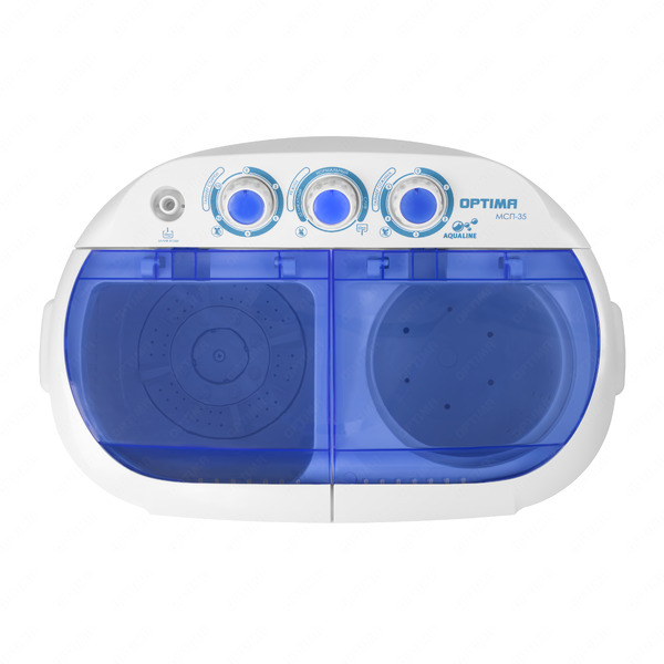 Стиральная машина Optima МСП-35 (белый/синий)
