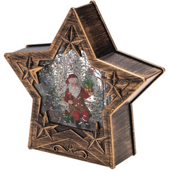 Светильник декоративный с эффектом снегопада и подсветкой NEON-NIGHT Звезда 501-182