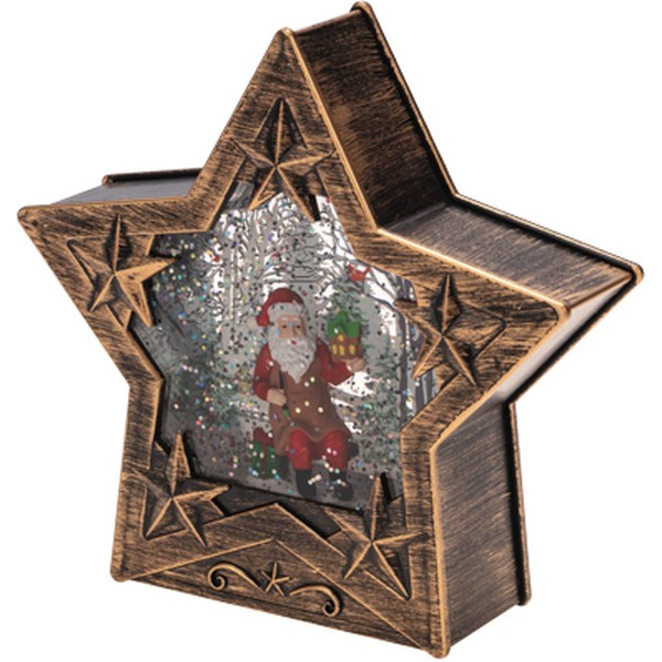 Светильник декоративный с эффектом снегопада и подсветкой NEON-NIGHT Звезда 501-182