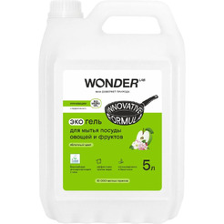 Средство для мытья посуды Wonder LAB Яблочный цвет 5 л