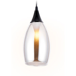 Подвесной светильник Ambrella Light Traditional TR3544 черный/серый Е14х1
