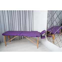 Массажный стол Atlas Sport Складной 2-с 60см 2D-60185/4 (фиолетовый)