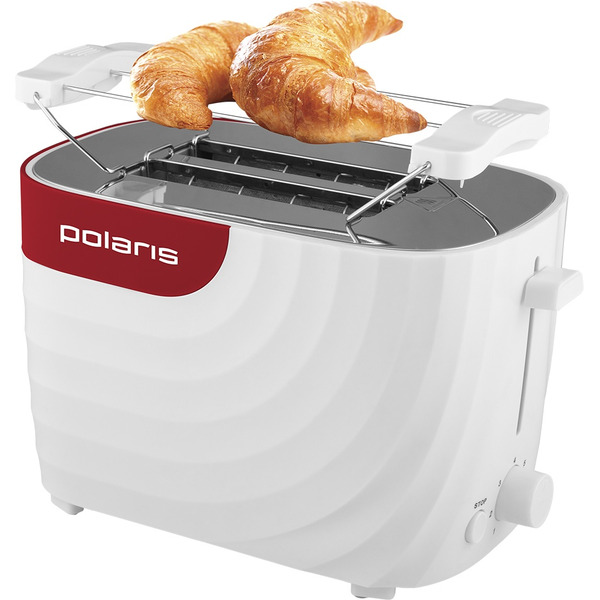 Тостер Polaris PET 0720 (белый/красный)