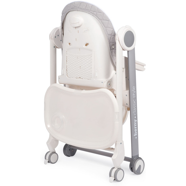 Стул для кормления HAPPY BABY Berny BASIC (light grey)