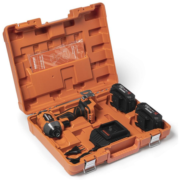 Винтоверт Daewoo Power DAX 3021Li Set (с 2-мя АКБ, кейс)
