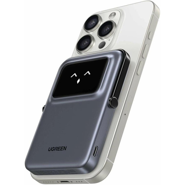 Внешний аккумулятор UGREEN PB571-35605B 5000mAh Magnetic Wireless Power Bank Gray
