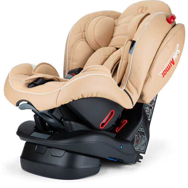 Детское автокресло LORELLI ARTHUR ISOFIX BEIGE LEATHER 0-25 кг