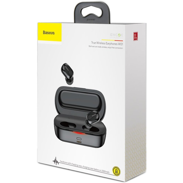 Наушники BASEUS Encok W01 (черный)