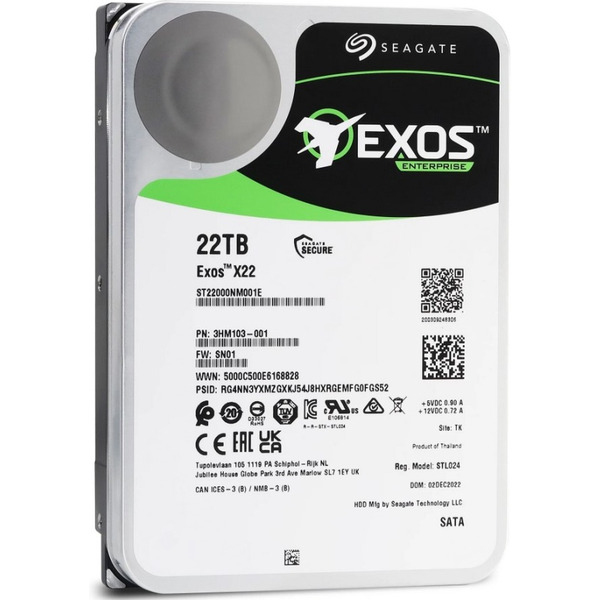 Жесткий диск Seagate Exos X22 22TB ST22000NM001E