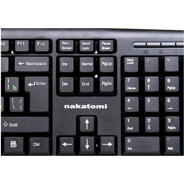 Клавиатура Nakatomi KN-02U Black