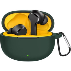 Чехол Bingo Silicone для Realme Buds T100 (темно-зеленый)