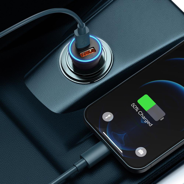 Автомобильное зарядное устройство Baseus Golden Contactor Max Dual Fast Charger Car Charger U+C CGJM000113
