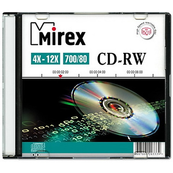 Диск MIREX CD-RW Mirex