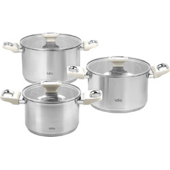 Набор кастрюль LARA Флора LR02-132