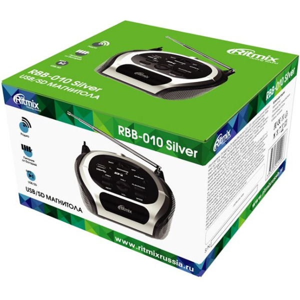 Магнитола Ritmix RBB-010