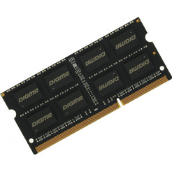Оперативная память Digma 8ГБ DDR3 SODIMM 1600 МГц DGMAS31600008D