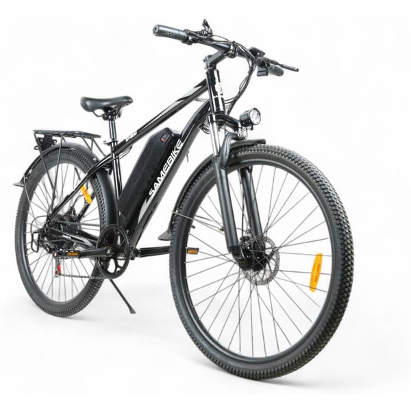Электровелосипед SameBike SB-GT500 (чёрно-серебристый)