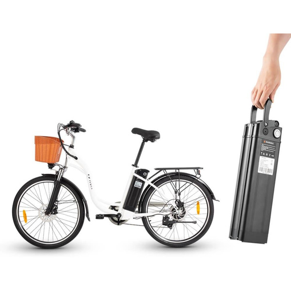 Электровелосипед DYU C6 250W (белый)