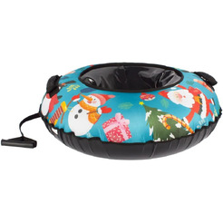 Тюбинг Snowstorm BZ-80 Cristmass / W112860 (80см, бирюзовый/черный)