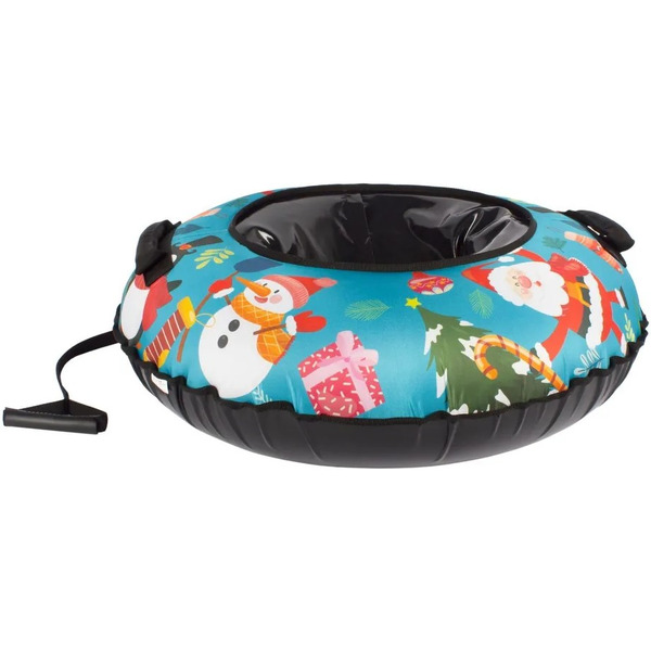 Тюбинг Snowstorm BZ-80 Cristmass / W112860 (80см, бирюзовый/черный)