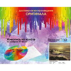 Картина по номерам Белоснежка Океанский прибой 910-AB