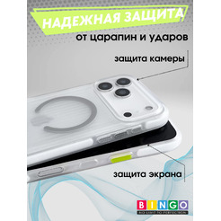 Бампер Bingo Glow APPLE iPhone 17 Pro Зеленый