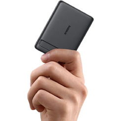 Внешний аккумулятор Baseus PicoGo AM31 Mini Magnetic Power Bank with Stand 20W 5000mAh (черный)