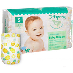Подгузники Offspring S 3-6 кг Ананасы OF01S48PHP (48 шт)