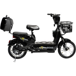 Электровелосипед NOVA EC-03 черный (без цепи)
