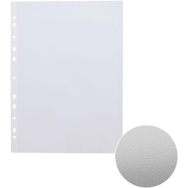 Набор перфофайлов пластиковых Erich Krause Glossy Clear 46704 (10 шт)