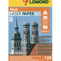 Фотобумага Lomond матовая двусторонняя А3 170 г/кв.м. 250 листов 0300231