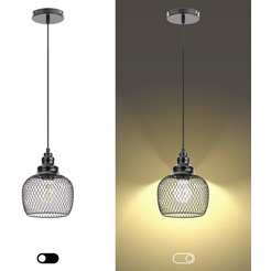 Светильник подвесной ЭРА PL8 BK Б0037455