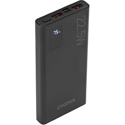 Портативное зарядное устройство Digma DGPF10A 10000mAh (черный)