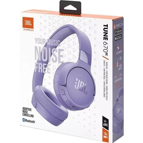 Наушники JBL Tune 670NC (фиолетовый)