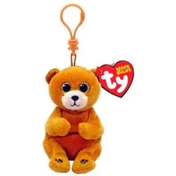 Игрушка мягконабивная на брелоке TY INC Медвежонок DUNCAN серии ''Beanie Bellies' (43103)