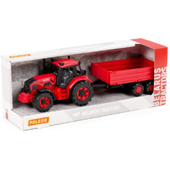 Трактор Полесье BELARUS с бортовым прицепом 91345