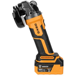 Угловая шлифмашина Deko DKAG20-125 (063-2150) с 1-м АКБ