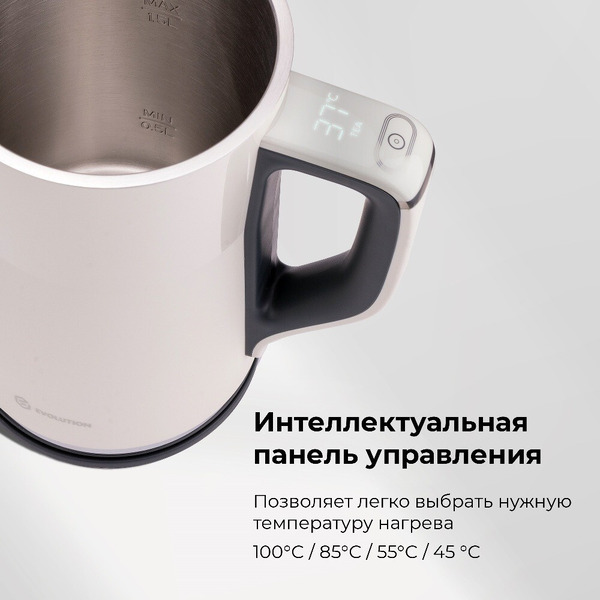 Электрический чайник Evolution KP18151D (белый)