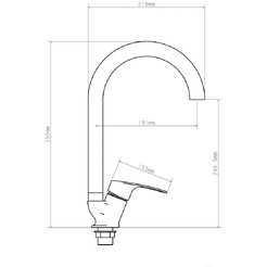 Смеситель для кухни ECONOCE EC0255