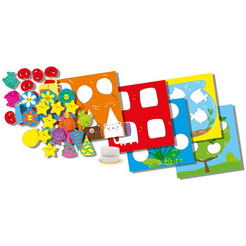 Игровой набор SES Creative My first "Найди и приклей нужную форму" 14428