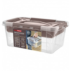 Ящик для хранения Бытпласт Econova Grand Box 4.2 л 433224114 (коричневый)